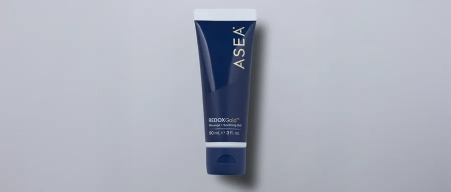 ASEA Redox Gold Gel on a white background